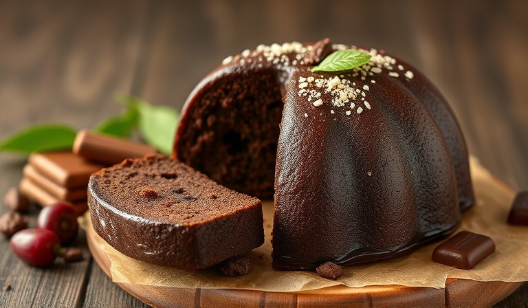 Bolo clássico de chocolate