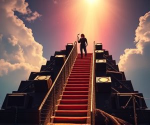 5 sucessos do rock que marcaram época: Stairway to Heaven - Led Zeppelin, professional photo, high quality, suitable for general audience