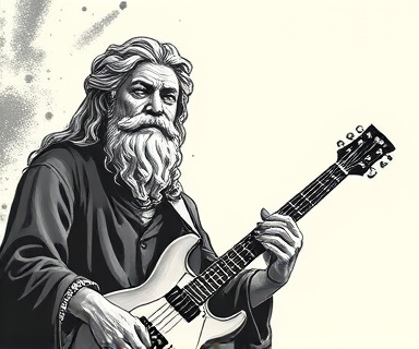 Um texto que imagine Aristóteles como um cantor de heavy metal: Letras Inspiradas na Filosofia, friendly style, engaging visual, suitable for general audience